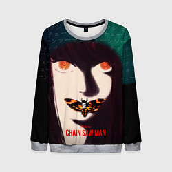 Свитшот мужской Chainsaw Man and Makima, цвет: 3D-меланж