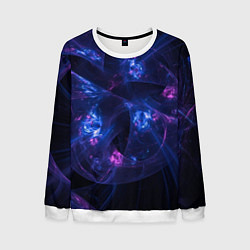 Свитшот мужской Связки нейросети, цвет: 3D-белый