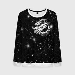 Свитшот мужской Футурама межпланетный экспресс, цвет: 3D-белый