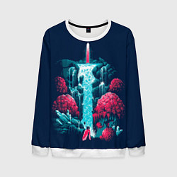 Свитшот мужской Hyper Light Drifter, цвет: 3D-белый