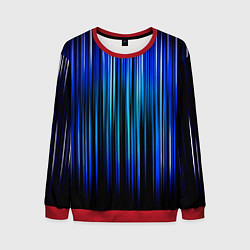 Свитшот мужской Neon line stripes, цвет: 3D-красный