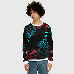 Свитшот мужской Graffity street art, цвет: 3D-белый — фото 2