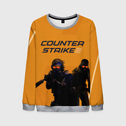 Свитшот мужской Counter Strike 2, цвет: 3D-меланж