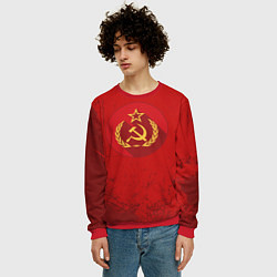 Свитшот мужской Тень СССР, цвет: 3D-красный — фото 2
