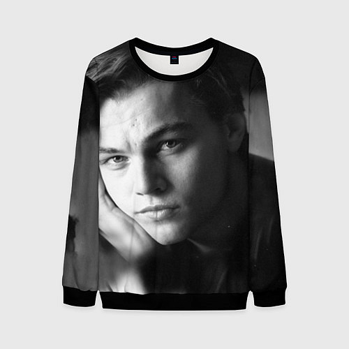 Мужской свитшот Леонардо Ди Каприо фото / 3D-Черный – фото 1