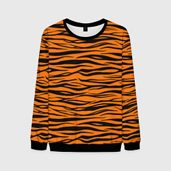Свитшот мужской Тигра, цвет: 3D-черный