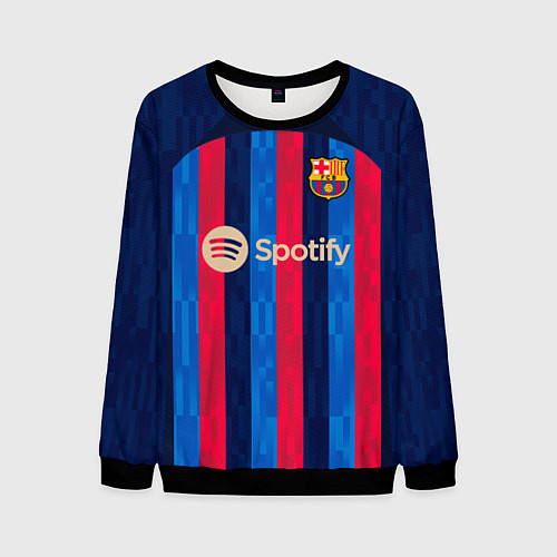 Мужской свитшот Барселона форма 2223 домашняя / 3D-Черный – фото 1
