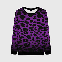 Мужской свитшот Фиолетовый леопард