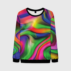 Свитшот мужской Bright colors, цвет: 3D-черный