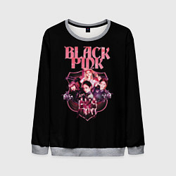 Свитшот мужской Blackpink k-pop, Блэкпинк, цвет: 3D-меланж