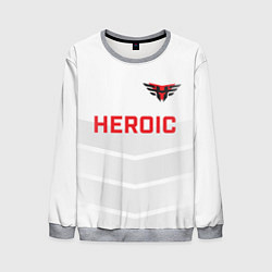 Мужской свитшот Heroic white