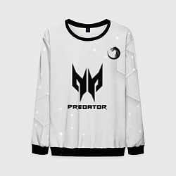 Свитшот мужской TNC Predator white, цвет: 3D-черный