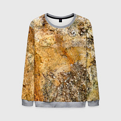 Свитшот мужской Скалистая поверхность, цвет: 3D-меланж