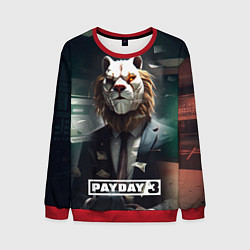 Свитшот мужской Payday 3 lion, цвет: 3D-красный