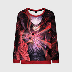 Свитшот мужской Годжо Сатору red, цвет: 3D-красный