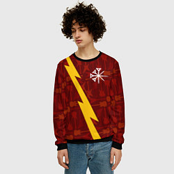 Свитшот мужской Nightwish гитары и молния, цвет: 3D-черный — фото 2