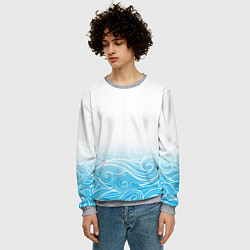 Свитшот мужской Гинтама текстура, цвет: 3D-меланж — фото 2