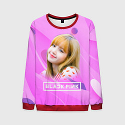 Мужской свитшот Blackpink Lisa pink