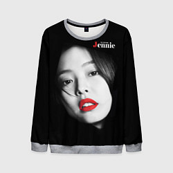 Мужской свитшот Blackpink Jennie Red lips