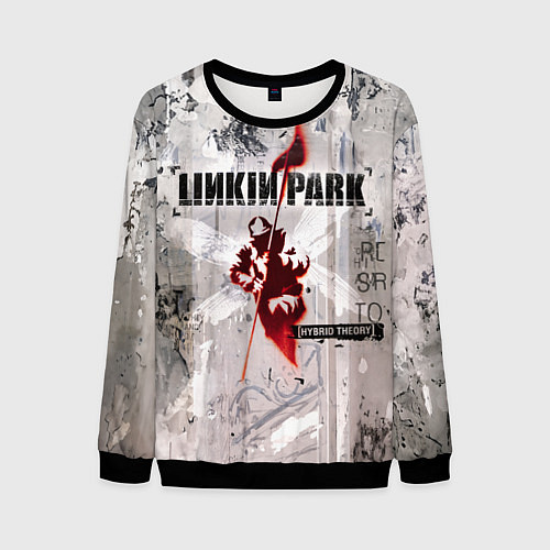 Мужской свитшот Linkin Park Hybrid Theory / 3D-Черный – фото 1