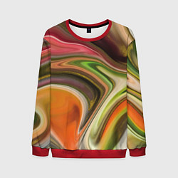 Свитшот мужской Waves colors, цвет: 3D-красный