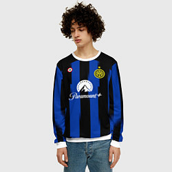 Свитшот мужской ФК Интер форма 2324 домашняя, цвет: 3D-белый — фото 2