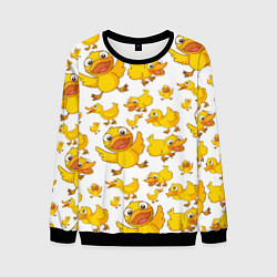 Свитшот мужской Yellow ducklings, цвет: 3D-черный