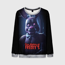 Свитшот мужской Five Nights at Freddys Bonnie, цвет: 3D-меланж