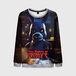 Свитшот мужской Five Nights at Freddys Bonnie, цвет: 3D-меланж