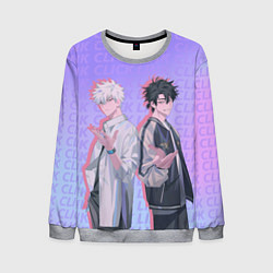Свитшот мужской Персонажи - Агенты времени, цвет: 3D-меланж