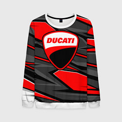Мужской свитшот Ducati - red stripes