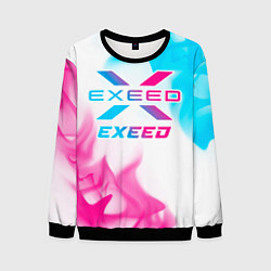 Свитшот мужской Exeed neon gradient style, цвет: 3D-черный