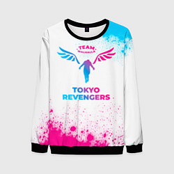 Свитшот мужской Tokyo Revengers neon gradient style, цвет: 3D-черный