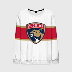 Свитшот мужской Florida panthers - uniform - hockey, цвет: 3D-белый