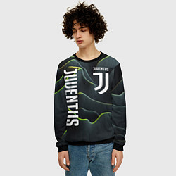 Свитшот мужской Juventus dark green logo, цвет: 3D-черный — фото 2