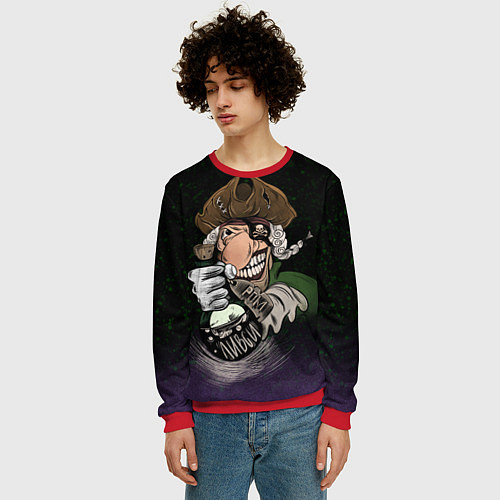 Мужской свитшот Ром и Ливси / 3D-Красный – фото 3