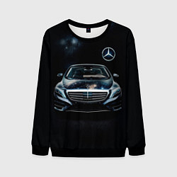 Свитшот мужской Mercedes Benz, цвет: 3D-черный