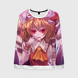 Свитшот мужской Touhou Project Flandre Scarlet, цвет: 3D-белый