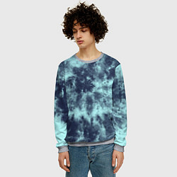 Свитшот мужской Tie-Dye дизайн, цвет: 3D-меланж — фото 2