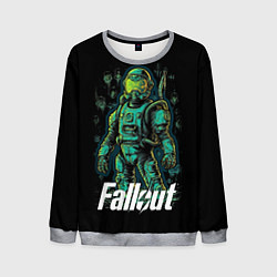 Свитшот мужской Fallout poster style, цвет: 3D-меланж