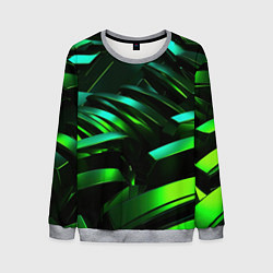 Мужской свитшот Dark green abstract