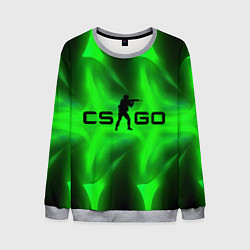 Мужской свитшот CSGO green logo
