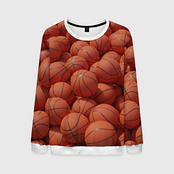 Мужской свитшот Узор с баскетбольными мячами
