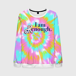 Мужской свитшот I am Kenough - retro tie-dye