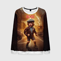 Свитшот мужской ACDC boy, цвет: 3D-белый