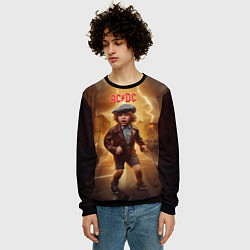 Свитшот мужской ACDC boy, цвет: 3D-черный — фото 2