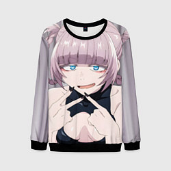 Свитшот мужской Yofukashi no Uta Надзуна Нанакуса, цвет: 3D-черный