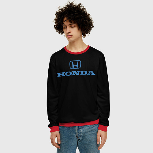 Мужской свитшот Honda sport japan / 3D-Красный – фото 3
