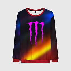 Свитшот мужской Monster energy gradient color, цвет: 3D-красный