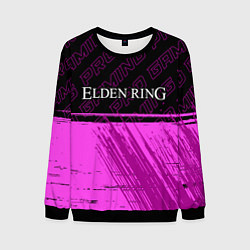 Свитшот мужской Elden Ring pro gaming: символ сверху, цвет: 3D-черный
